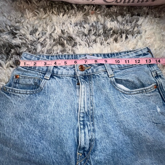 Zara Blue Denim Jeans - Picture 4 of 6